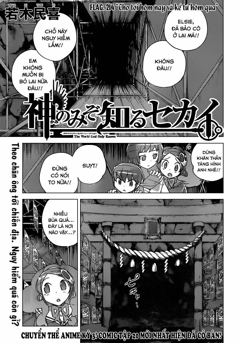 The World God Only Knows - Kami nomi zo Shiru Sekai Chapter 214 - Trang 2